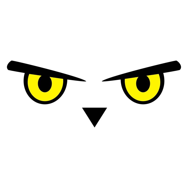 Eule, Augen, Emoji