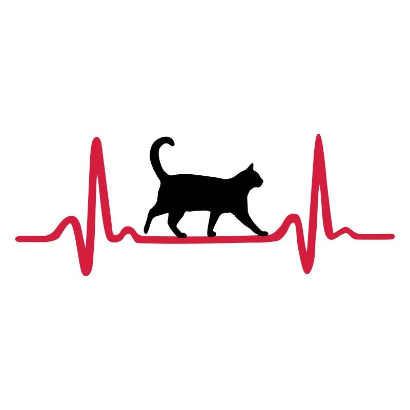 Herzschlag und Katze