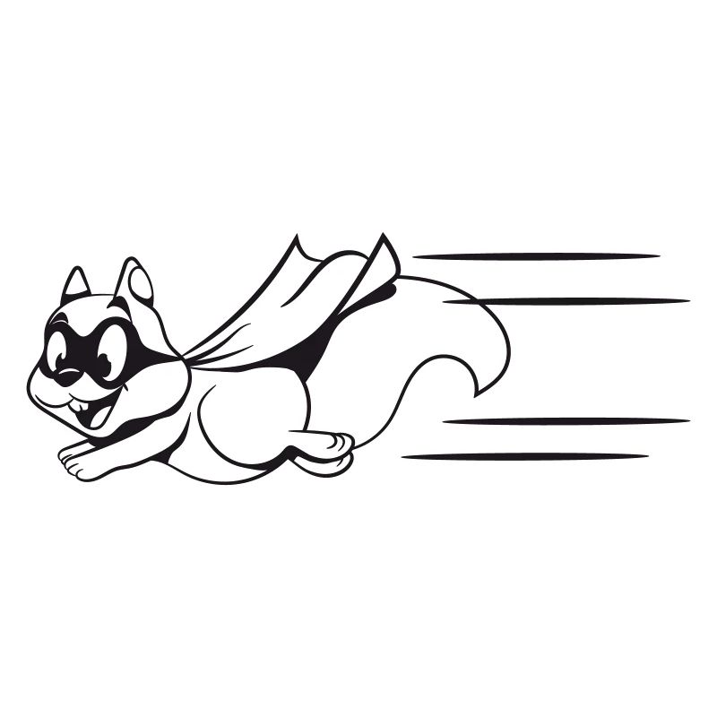 Eichhörnchen super held