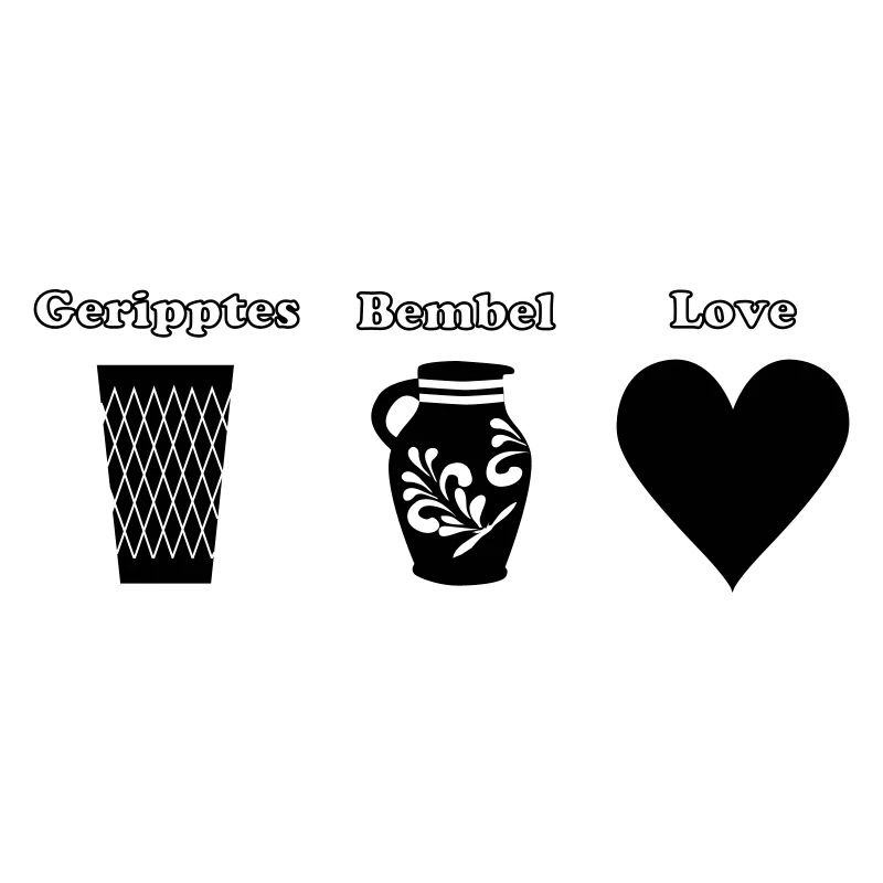 Geripptes Bembel Love