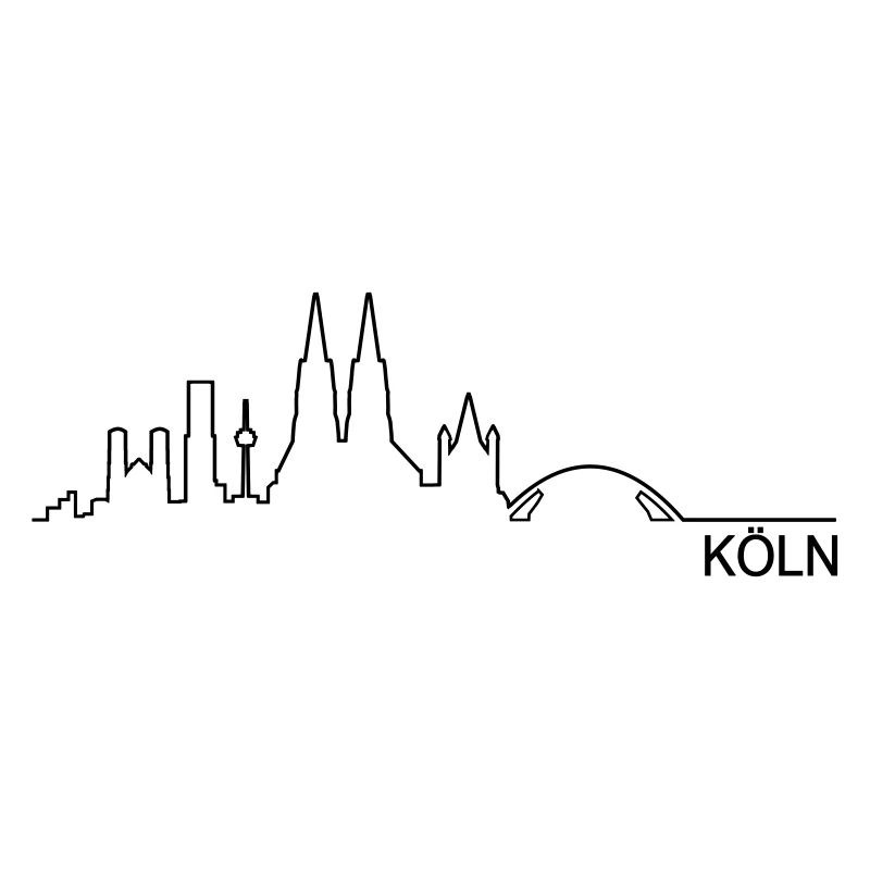 Skyline Köln Linie