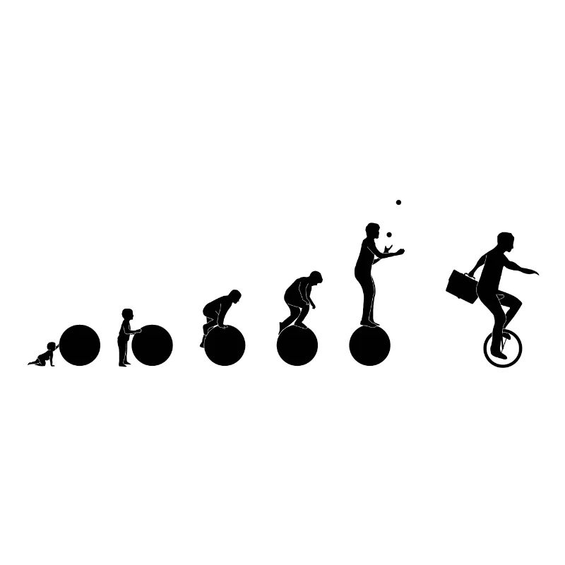 Zirkus evolution Man