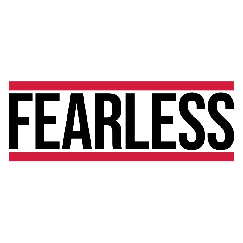 fearless Text Zitat Design