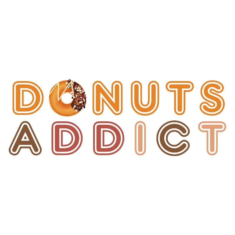 Donuts addict choco beads