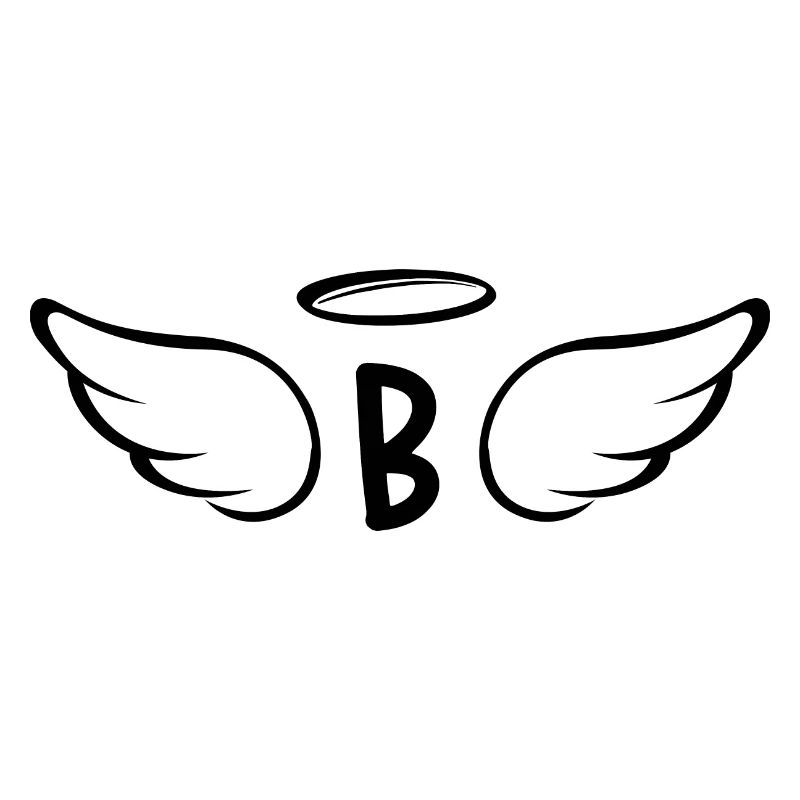 Buchstabe b Engelsflügel