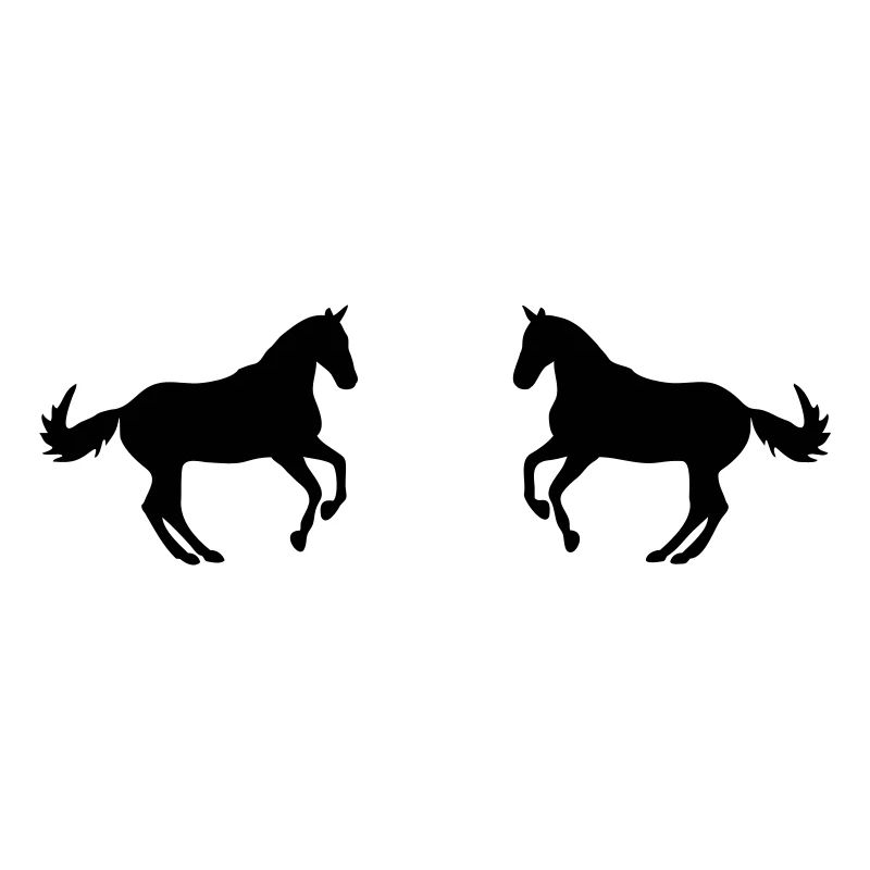 two horses