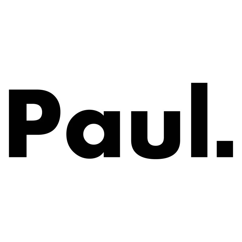 Paul - Name - Schrift