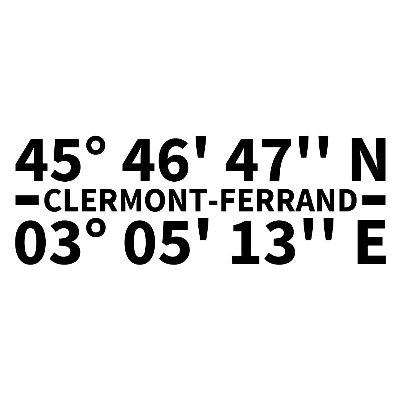 Clermont-Ferrand coordinates