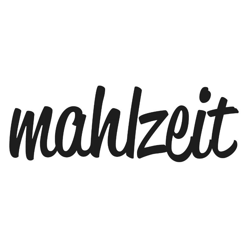 mahlzeit schwarz