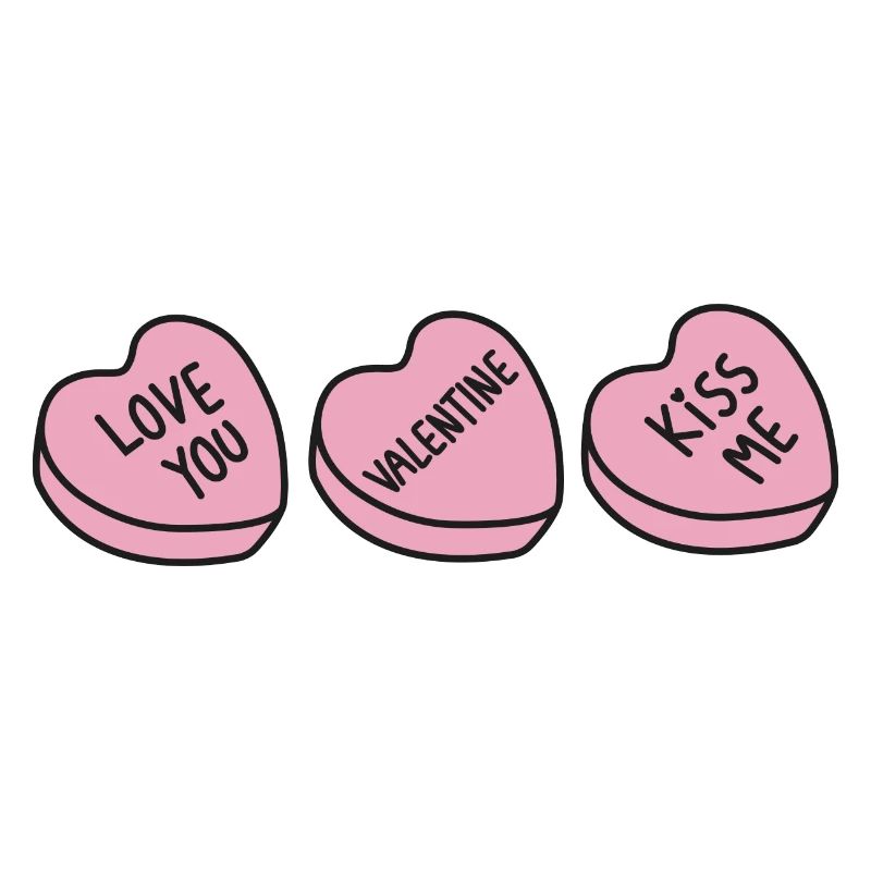 Valentine Hearts Rosa