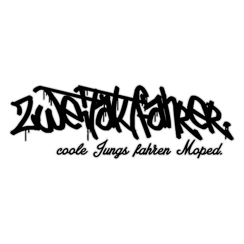 Zweitaktfahrer // Schriftzug