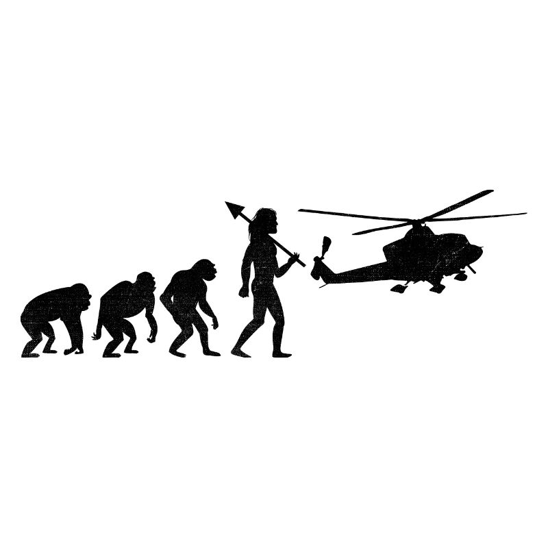 Evolution Helicopter Aviator Pilot Chopper Helicop