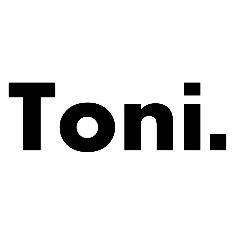 Toni - Name - Schrift