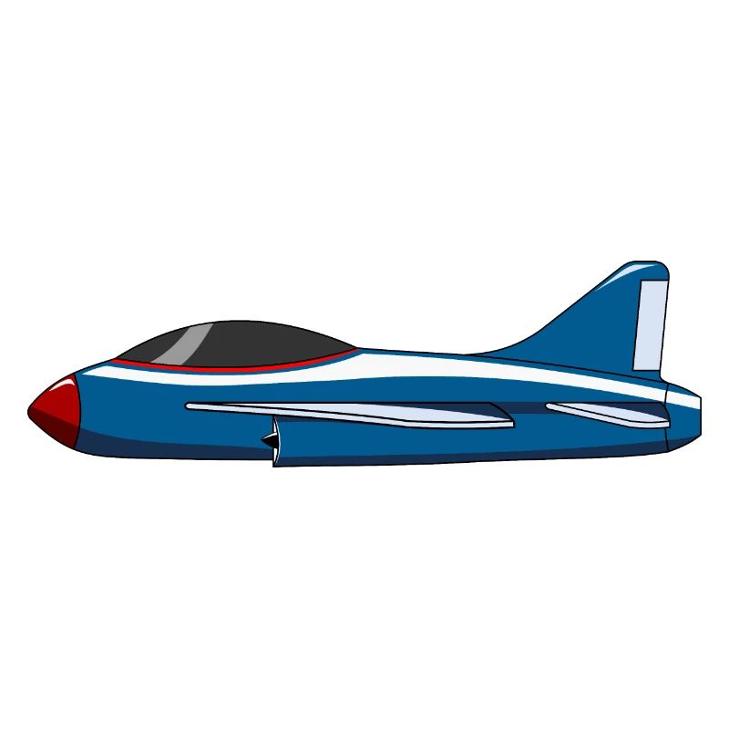 Flugzeug Blau