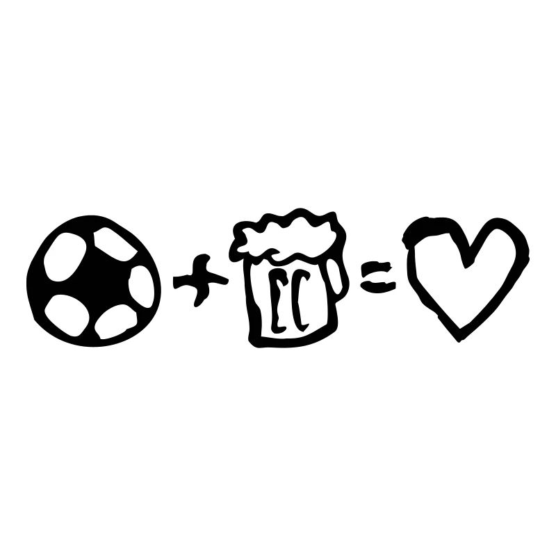 football+beer=love