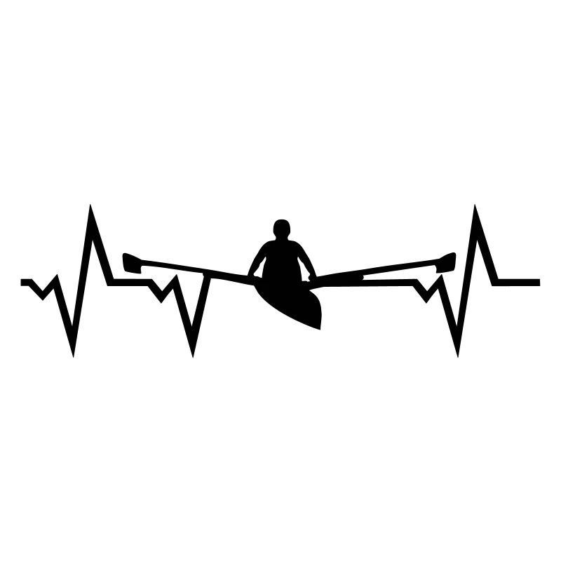 Rudern Einer Herzschlag