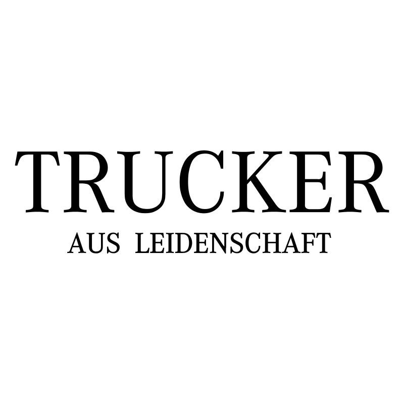 Schriftzug Trucker