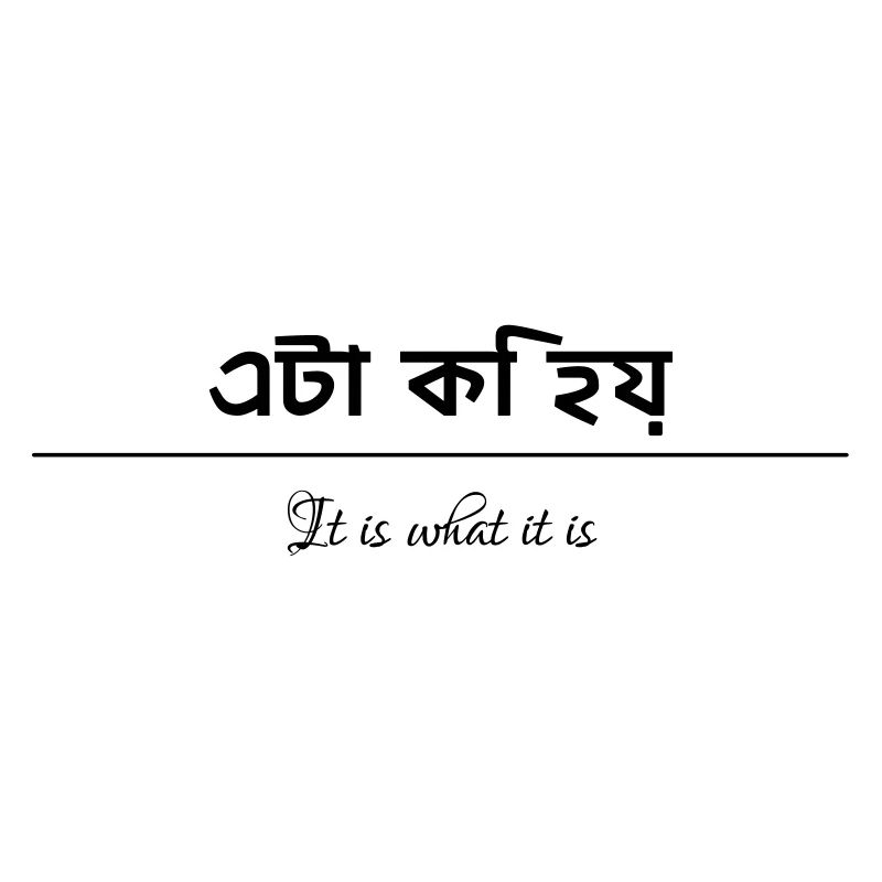 it is what it is Mantra Affirmation Sanskrit