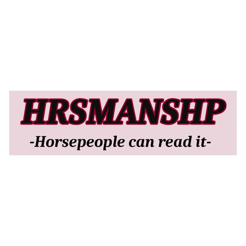 hrsmanshp /Horsemanship
