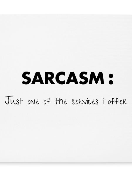 Sarcasm