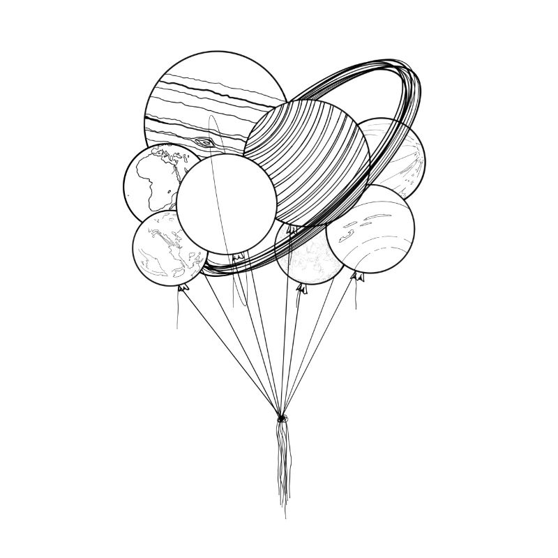 Planeten, Ballons