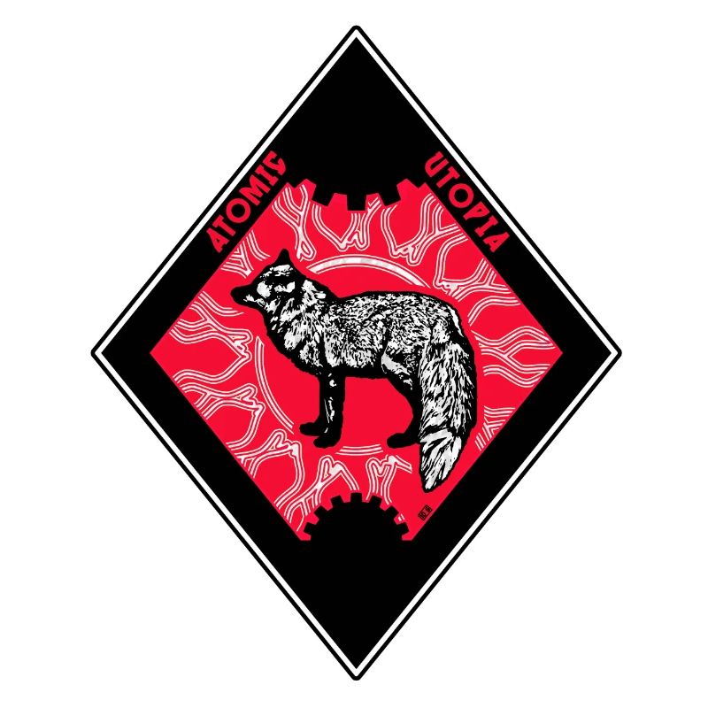 Atomic Utopia - Silver Fox Rhombus