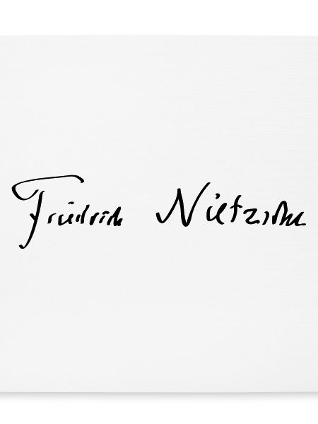 Friedrich Nietzsche Signature