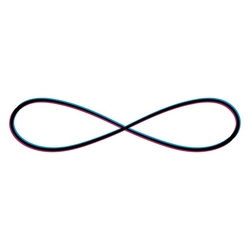3d infinite endless forever limitless without end symb