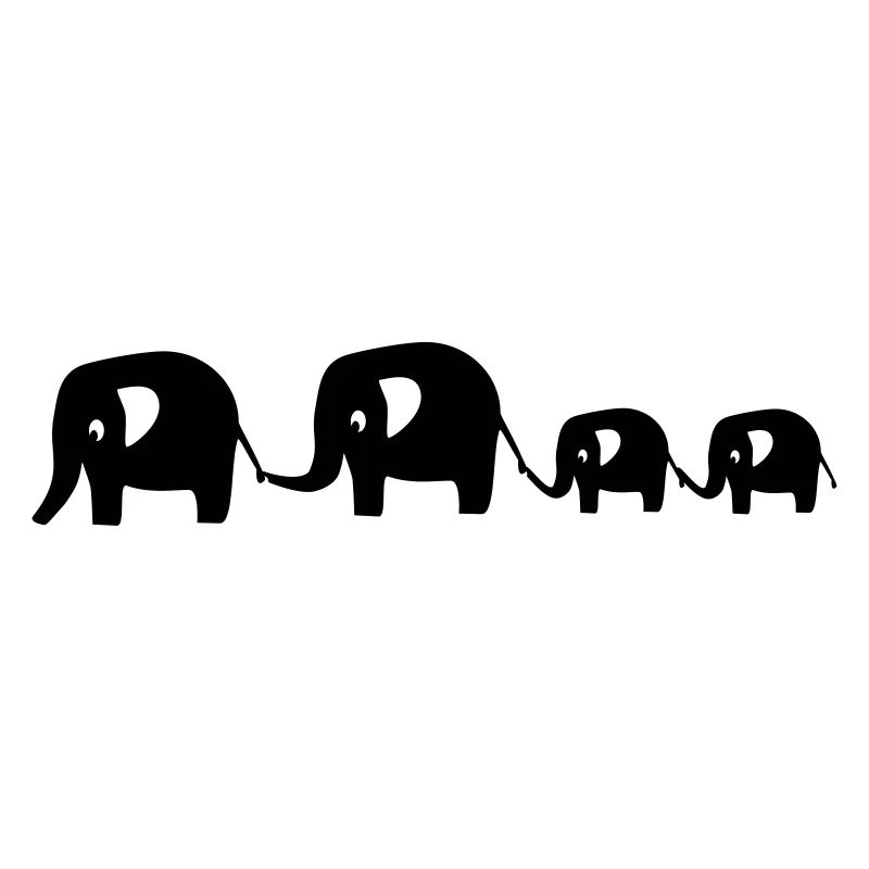 Elefantenfamilie T Shirt