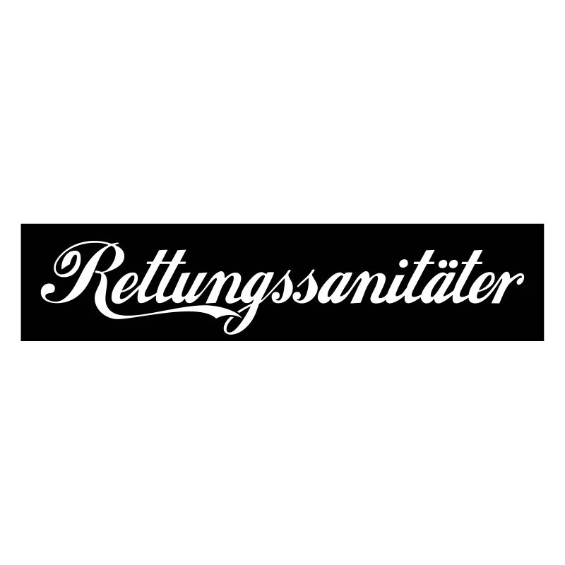 Rettungssanitäter invertiert negativ