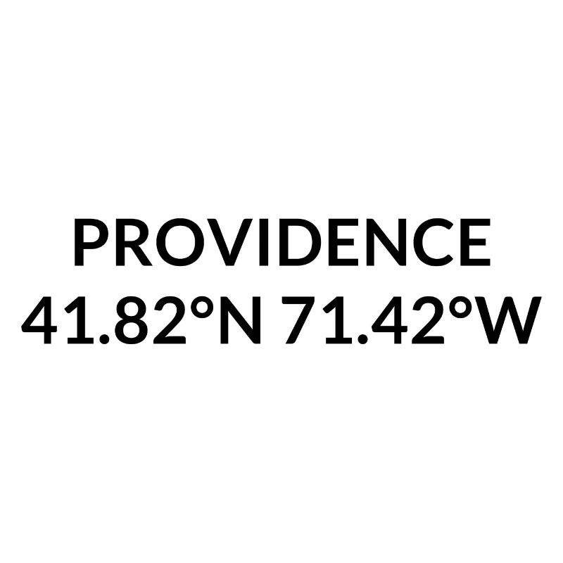 Providence, Rhode Island, USA Coordinates