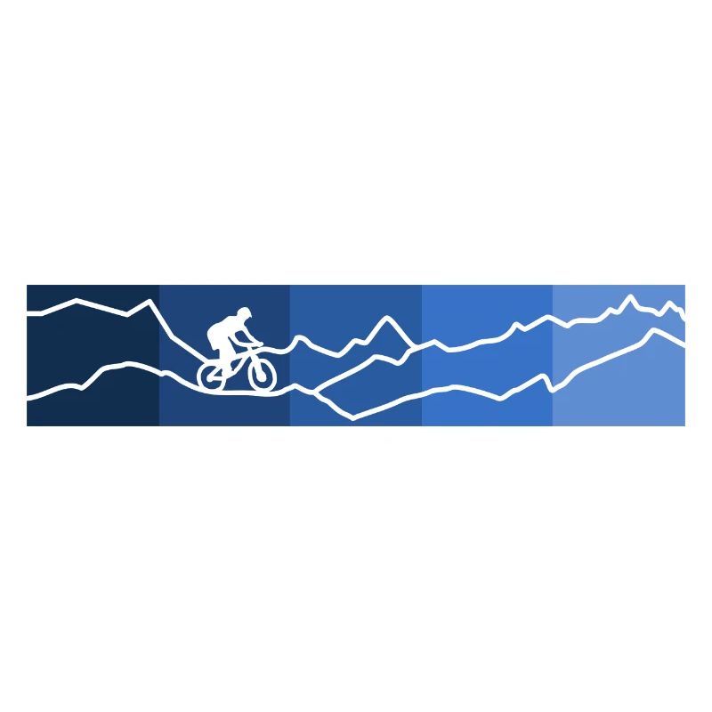 mountainbike rechtecke blue