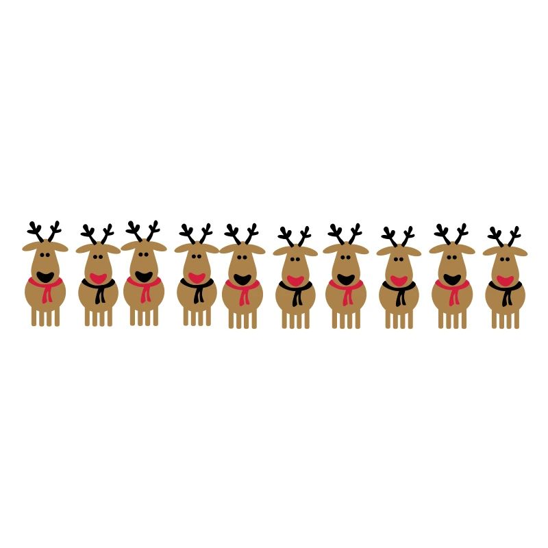 Weihnachten Rentiere Crew