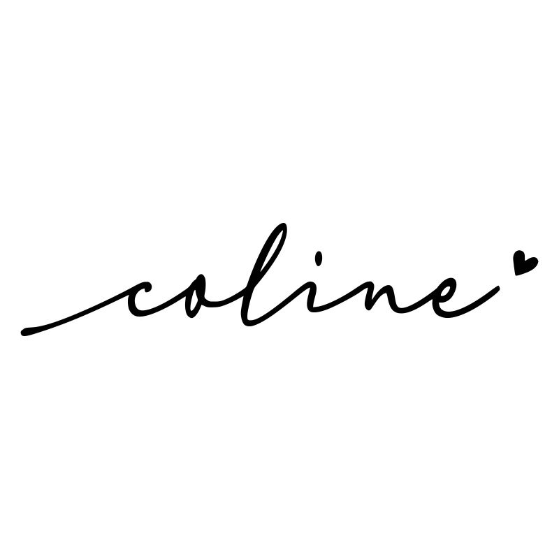Coline Schreibschrift Name