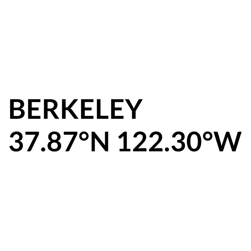 Berkeley, California, USA Coordinates
