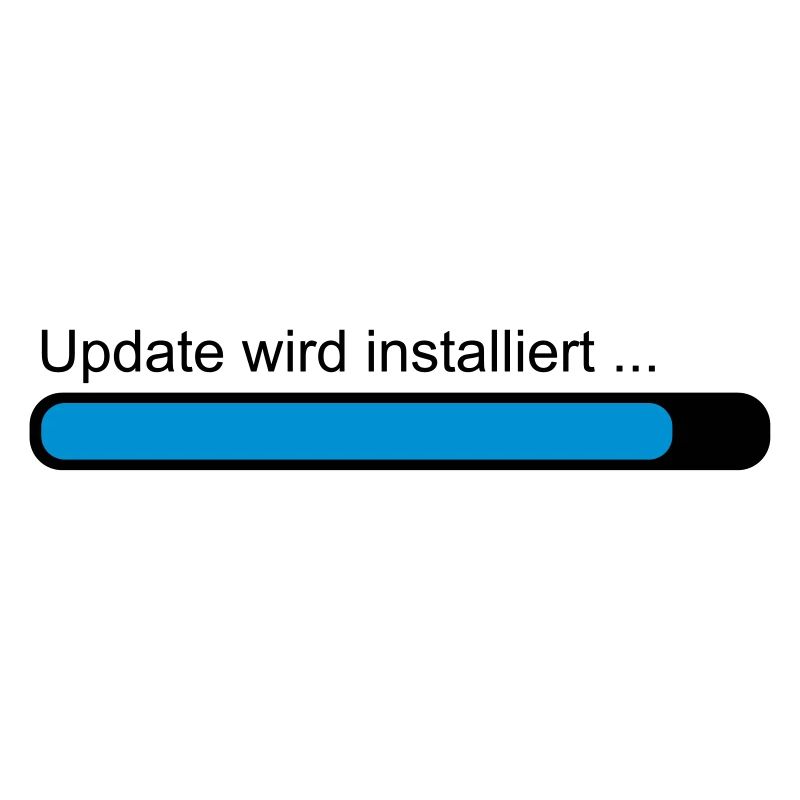 Update wird installiert ... Ladebalken