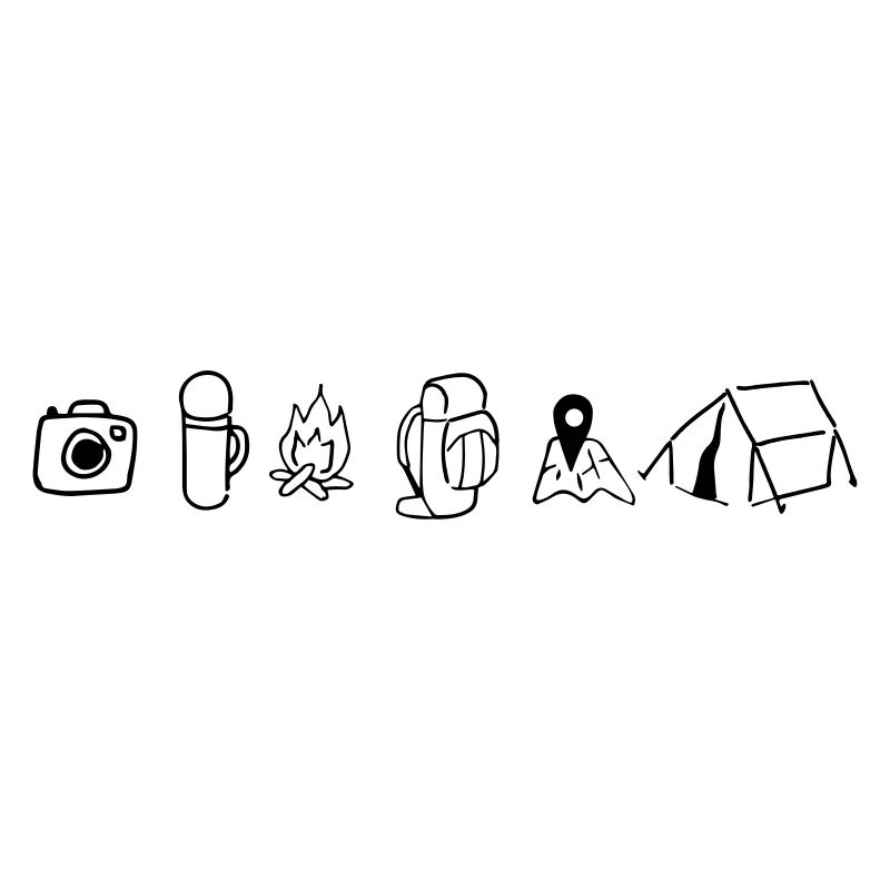 Glamping,Lager,Wald,Ausrüstung,Rucksack,Abenteuer