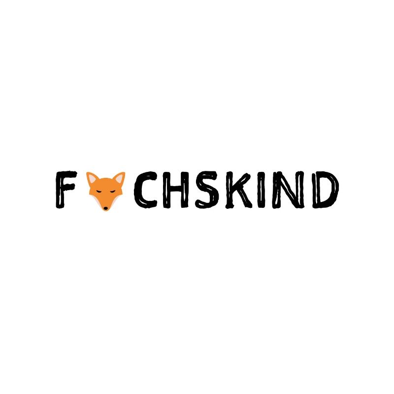Spruch Fuchskind schwarz