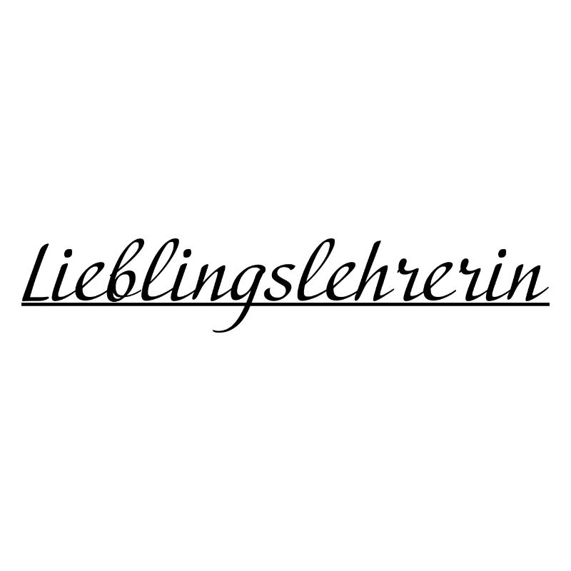 Lieblingslehrerin schwarz