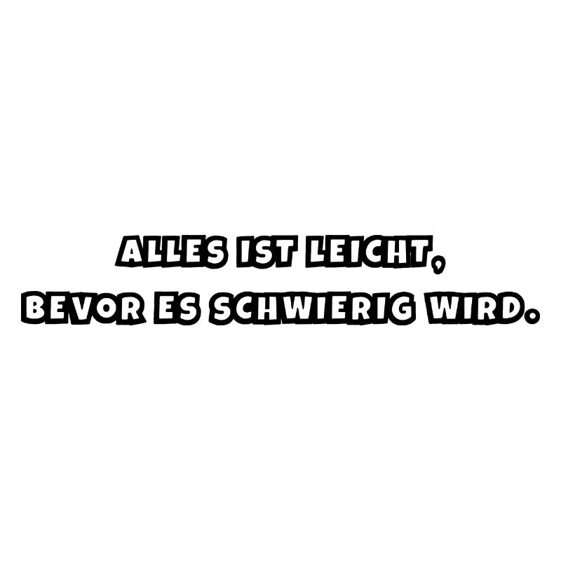 Alles ist leicht