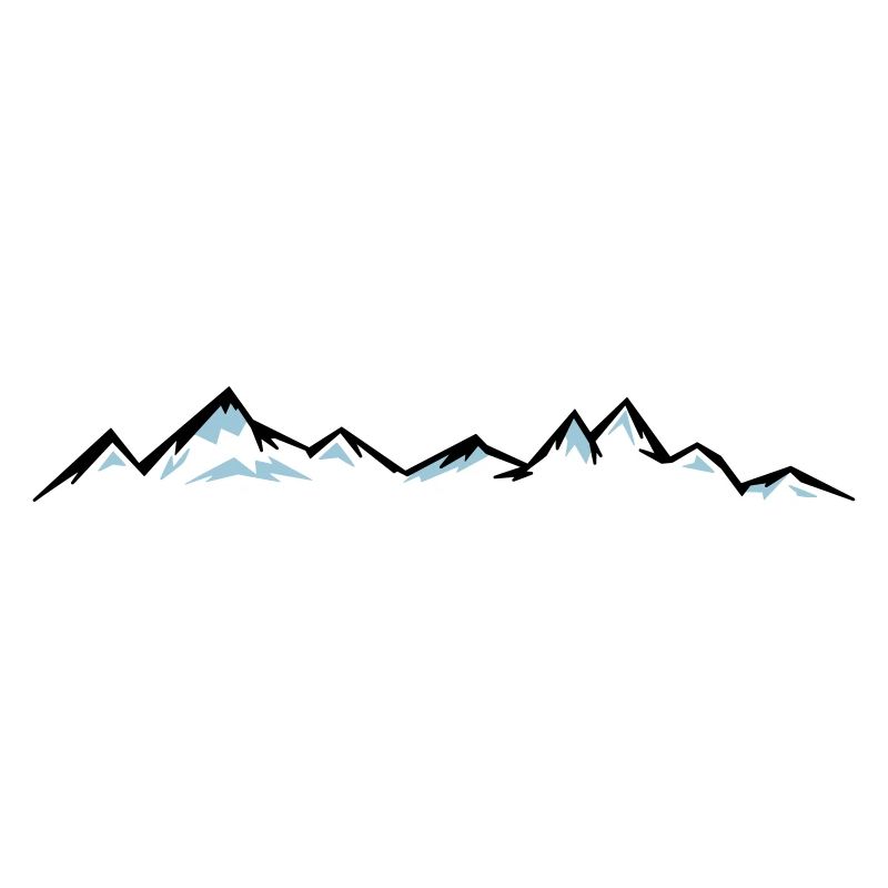 BERGE Mountains Landscape Silhouette Panorama