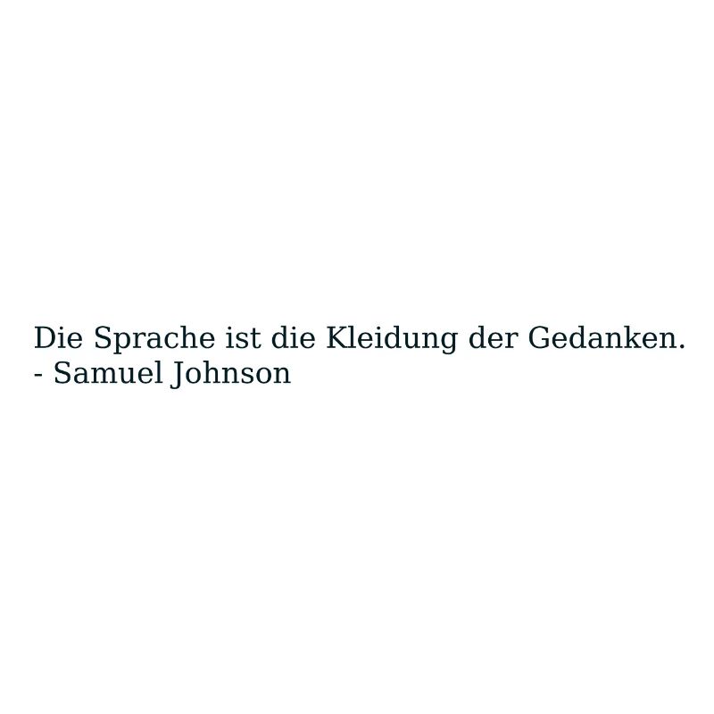 Sprachen Zitat