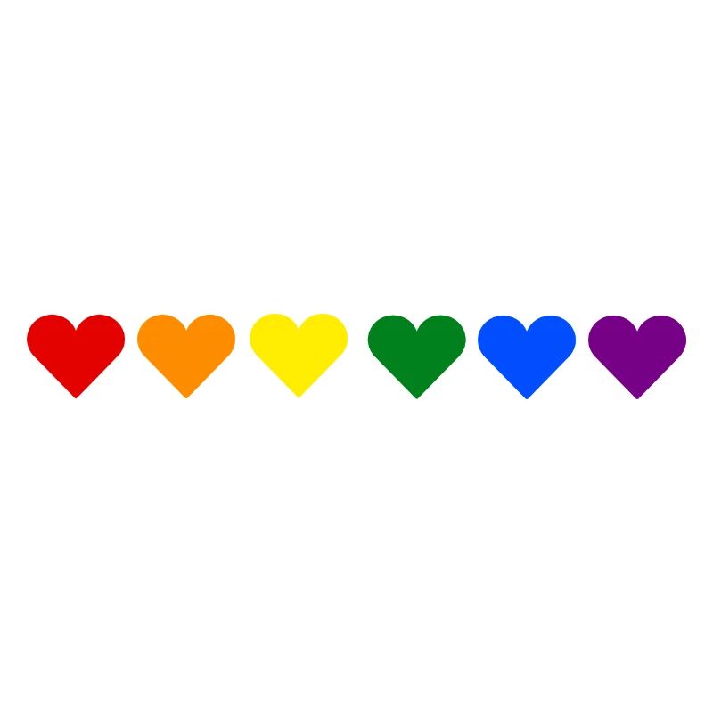 Herz regenbogen lgbt