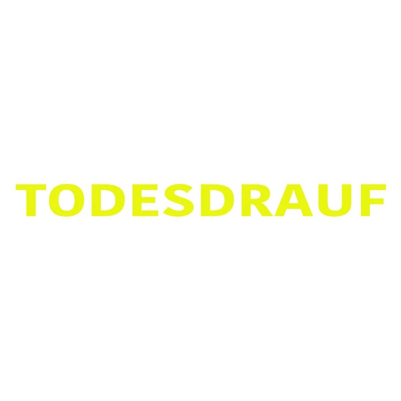 TODESDRAUF in Gelb von EMMEUNDAMPFE