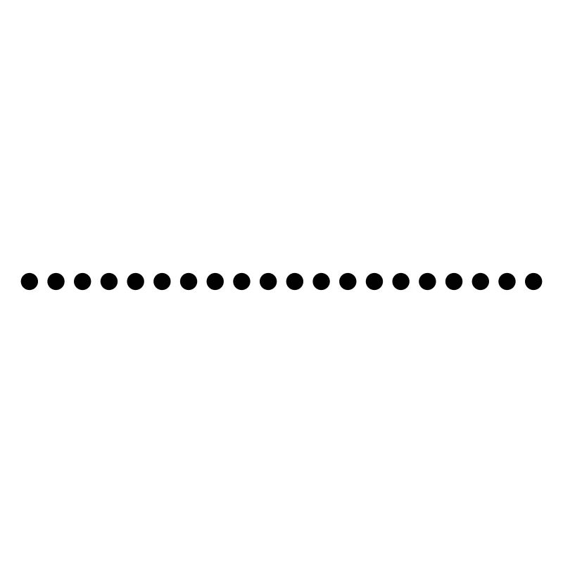 Dotted underscore to design yourself