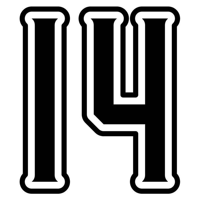 14 Zahl symbol