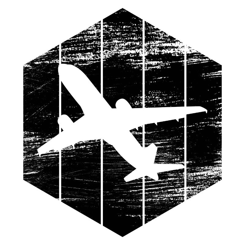 Jetflugzeug Skizze