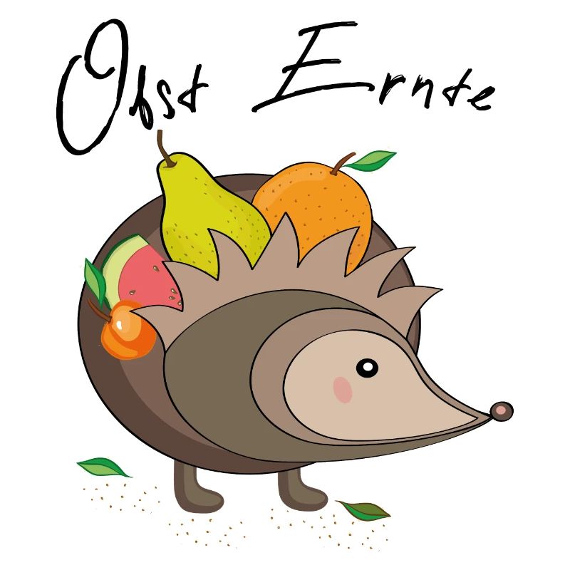 Obst Ernte Igel