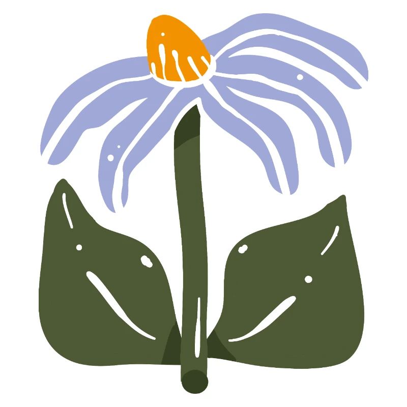 Stilisierte Wildblume