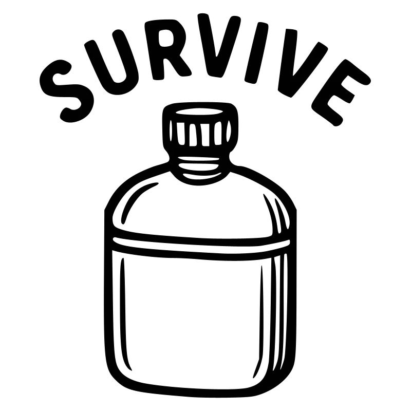 Survive - Wasserflasche